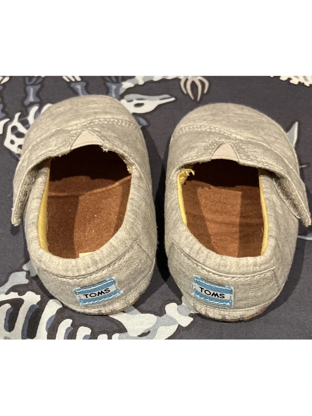 TOMS Men's Slip-On Loafers in Heather Gray